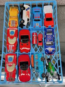 lot 3079 image: Lot of 13 Assorted Diecast Vehicles  Brands Include Matchbox, Ertl, Marvel