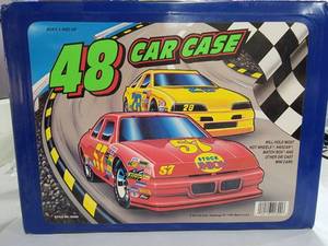 lot 3097 image: Tara Toy Corp. 48 Diecast Car Carry Case  Case Filled With Empty Assorted Matchbox Car Boxes