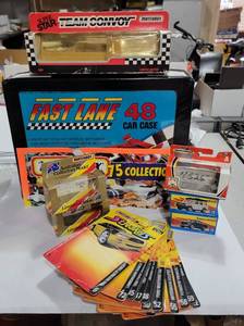 lot 3107 image: Tara Toy Corp. 48 Diecast Car Carry Case  Case Filled With Empty Assorted Matchbox Car Boxes