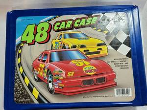 lot 3116 image: Tara Toy Corp. 48 Diecast Car Carry Case  Case Filled With Matchbox Backboards