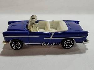 lot 3125 image: 1998 Matchbox Diecast 1955 Blue Chevy Bel Air