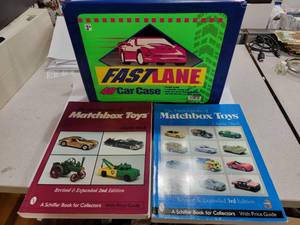 lot 3136 image: Toys R Us 48 Diecast Car Carry Case  Includes The Encyclopedia Of Matchbox Toys by Charlie Mack (2nd & 3rd Editions)