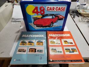 lot 3137 image: Tara Toy Corp. 48 Diecast Car Carry Case  Includes Collecting Matchbox Regular Wheels, 1953  1969 by Charlie Mack (1st & 2nd Editions)
