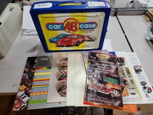 lot 3141 image: Tara Toy Corp. 48 Diecast Car Carry Case  Includes Large Lot of Assorted Matchbox Collector Catalogues