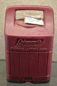 lot 1071 image: Propane Lantern Case and Two Lantern Mantles  Coleman  13 x 8 x 8