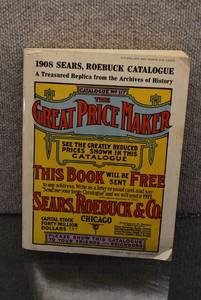lot 2010 image: Vintage Reproduction 1908 Sear, Roebuck Catalogue  Joseph J. Schroeder, Jr.  1969