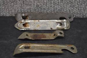 lot 2057 image: Vintage Lot of 4 Beer Advertising Can Openers  Pabst, Miller, Falstaff