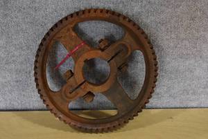 lot 5034 image: Large Rusty Gear  10.25