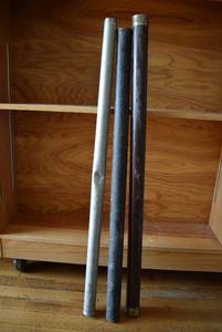 lot 2107 image: Lot of 3 Fishing Rod Tubes  38.5 long
