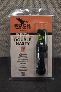 lot 2117 image: NIP Double Nasty Polycarbonate Duck Call  Buck Gardner