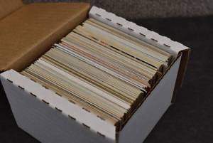 lot 9637 image: Box of Approximately 200 Baseball Cards  Assorted Years and Sets