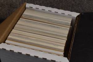 lot 9638 image: Box of Approximately 200 Baseball Cards  Assorted Years and Sets