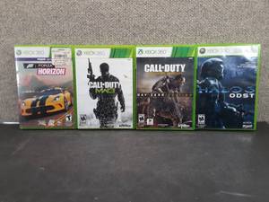 lot 5009 image: Lot of 4 XBOX 360 Games  Activision, Bungie, Microsoft Studios  Call of Duty, Halo 3, Forza Horizon