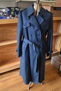 lot 2173 image: Dark Navy Trench Coat Raincoat  Christian Dior  Monsieur  38R