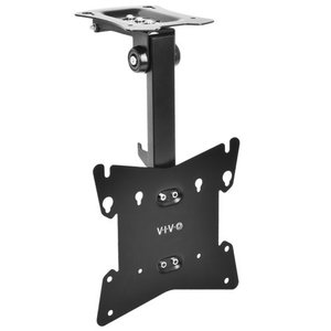 lot 20016 image: VIVO Black Flip Down 20 to 37 Mount Folding Pitched Roof Ceiling Mounting for Flat TV & Monitors (MOUNT-M-FD37B)