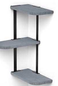 lot 20033 image: LOVE KANKEI 3 TIER WOODEN SHELVES