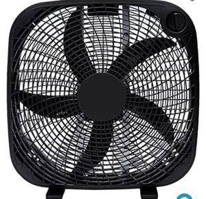 lot 20114 image: AMAZON BASICS 3 SPEED BOX FAN