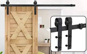 lot 20151 image: SLIDING BARN DOOR HARDWARE