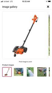 lot 20202 image: BlackDecker 7.5 in. 120 V Electric EdgerTrencher