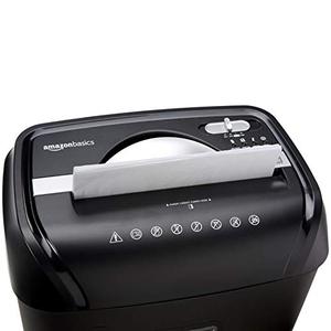 lot 20224 image: Amazon Basics 12-Sheet Cross-Cut Paper and Credit Card Home Office Shredder