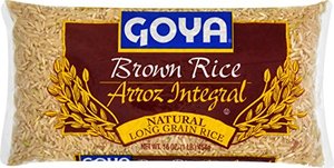 lot 60009 image: Goya Foods Natural Long Grain Brown Rice, 1 Pound