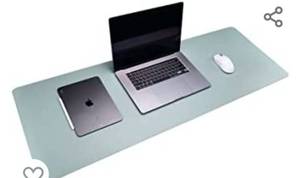 lot 60072 image: KINEEPLE PU LEATHER MOUSE PAD 31.5 X 15.7 MINT