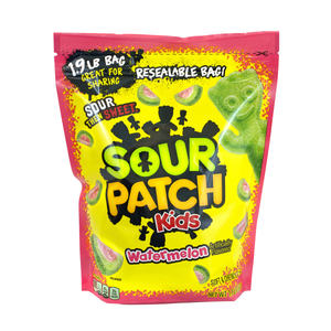lot 39051 image: SOUR PATCH WATERMELON SOFT CANDY WATERMELON FAT FREE1X1.9 LB