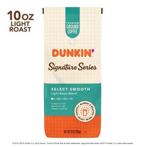 lot 39072 image: Dunkin Signature Series Select Smooth Coffee