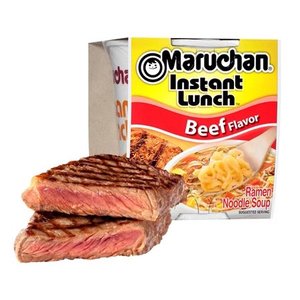 lot 39086 image: (12 Packs) Maruchan Beef Instant Lunch, 2.25 oz