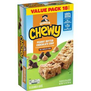 lot 39092 image: PEANUT BUTTER CHOCOLATE CHIP GRANOLA BARS, PEANUT BUTTER CHOCOLATE CHIP