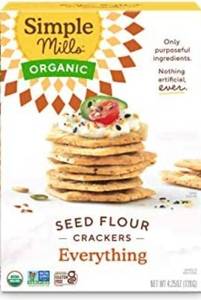 lot 39107 image: SIMPLE MILLS EVERYTHING CRACKERS