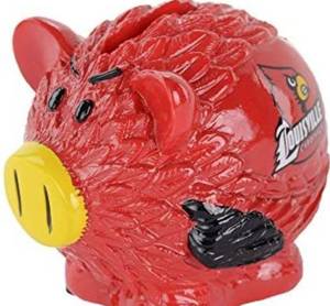 lot 39145 image: Louisville Resin Small Thematic Piggy Bank