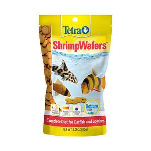 lot 39148 image: Tetra ShrimpWafers Complete Diet for Catfish & Loaches, 3 oz