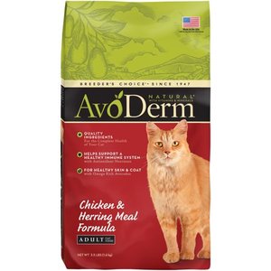 lot 39169 image: AvoDerm Natural Chicken & Herring Corn-Free Dry Cat Food, 3.5 lb