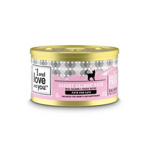 lot 39245 image: I and Love and You Savory Salmon Pate Wet Cat Food - 3oz 24 COUNT