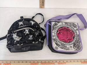 lot 346 image: Back Pack and Purse