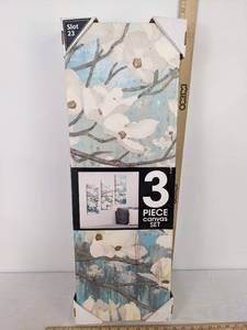 lot 380 image: New 3 Pc Canvas Set