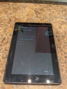 lot 391 image: Amazon Fire Kindle Tablet  No Charger