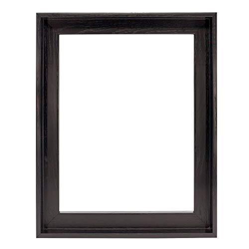 lot 31750 image: Wall Art Floater Frame for 1.25 Thick Canvas  25 Size and 4 Colors  Floating Frame for Canvas Artist Panel Oil Painting Wall Art D�cor  Hanging Hardware Included (Black Frame, 16x20)