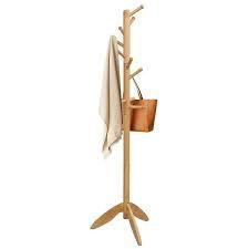 lot 31822 image: Wooden Standing Coat Rack