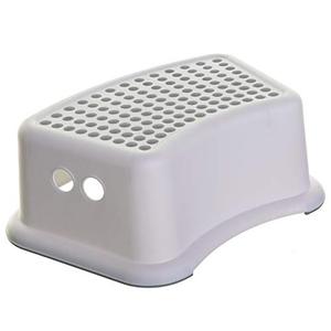 lot 30026 image: Dreambaby Step Stool Grey Dots, Toddler Potty Training Aid with Non Slip Base, Model L673