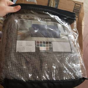 lot 30035 image: Granbest Waterproof Sofa Cover - Grey