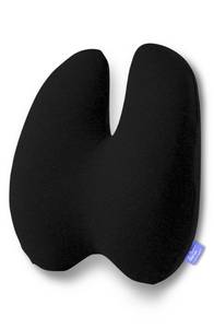 lot 30036 image: Cushion Lab Back Relief Lumbar Pillow in Black at Nordstrom