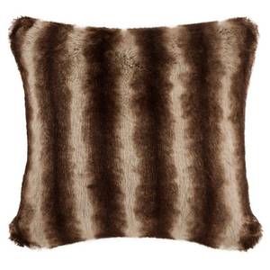 lot 30052 image: Safavieh Coco Striped Plush Fur Pillow