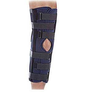 lot 5479 image: United Ortho 61020 3-Panel Knee Immobilizer, 24, Navy