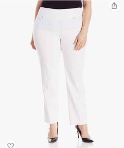 lot 5483 image: Ruby Rd. Womens Plus Size Pull-on Extra Strech Denim Jean-22W