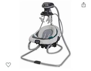 lot 5492 image: Graco DuetSoothe Swing and Rocker