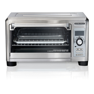 lot 5513 image: Hamilton Beach - Professional Sure-Crisp 1 Cu. Ft. Digital Air Fryer Toaster Oven with Temperature Probe - STAINLESS STEEL