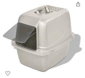 lot 5534 image: Van Ness Odor Control Large Enclosed Cat Pan