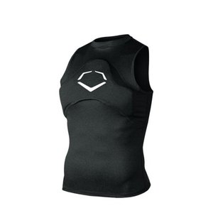 lot 5556 image: Evoshield Boys Sleeveless Chest Guard, Charcoal Large